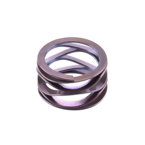Пружина сжатия - Zhejiang Lisheng Spring Co., Ltd. - из плоской проволоки / из нержавеющей стали / для двигателя