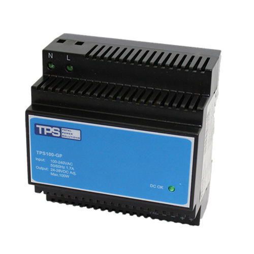 Источник электропитания на DIN-рейке - TPS100-GP24V - TPS Elektronik GmbH - AC/DC / с одним выходом / регулируемый