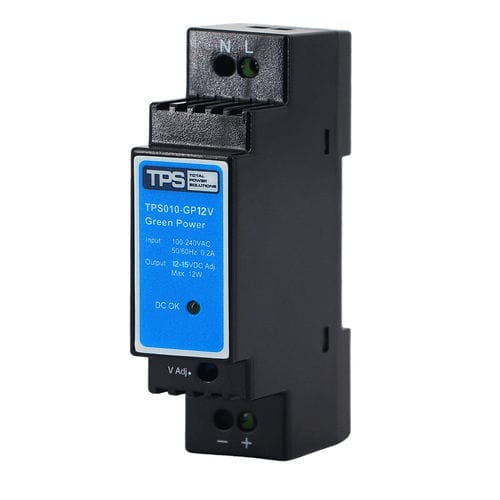 Источник электропитания на DIN-рейке - TPS010-GP12V - TPS Elektronik GmbH - AC/DC / с двумя выходами / монофазовый