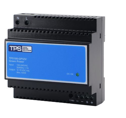 Источник электропитания на DIN-рейке - TPS100-GP12V - TPS Elektronik GmbH - AC/DC / монофазовый / CE