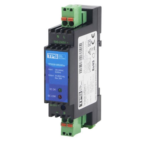 Источник электропитания на DIN-рейке - TPS030-DR24Pro - TPS Elektronik GmbH - AC/DC / монофазовый / CE