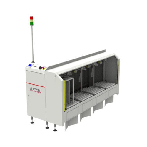 Автоматический разгрузчик - MLU XP AIV - IPTE Factory Automation n.v. - для печатной платы