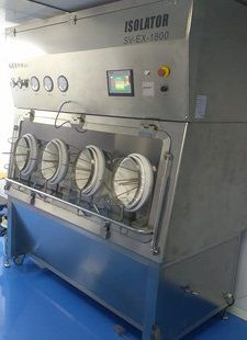 Перчаточный бокс для тестов на стерильность - SV series - HANGZHOU GEEVO TECHNOLOGY CO., LTD. - класс III / асептический / напольный