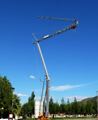 Башенный кран на грузовике - H 25 - Gruas Saez - с автоматической сборкой / для строительства / для подъема