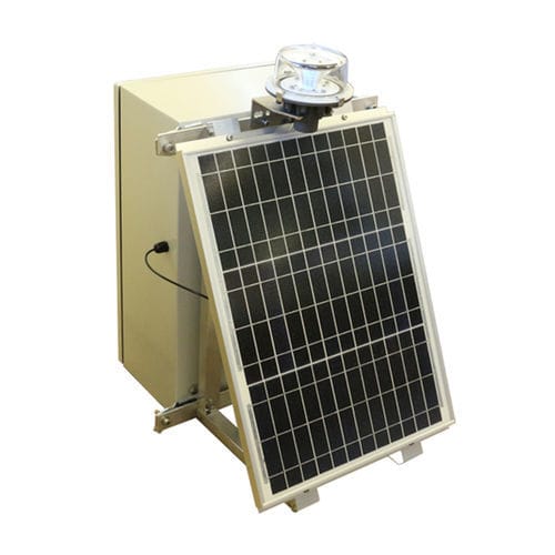 Заградительный огонь LED - L810-LXS-SOL - Luxsolar - низкой интенсивности / на солнечной энергии / сертифицированный FAA