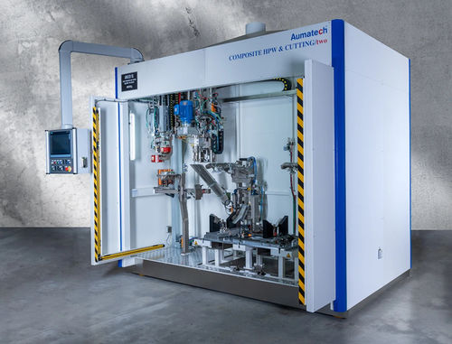 Станок для резки с ножом - 16-24 CUTTING/one - AUMATECH srl - для пластиковых материалов / контролируемый PLC / для промышленного применения