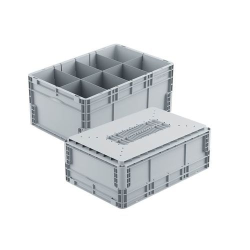 Ящик из пластика - ST64 series - Logimarkt - для хранения / транспортный / ажурный
