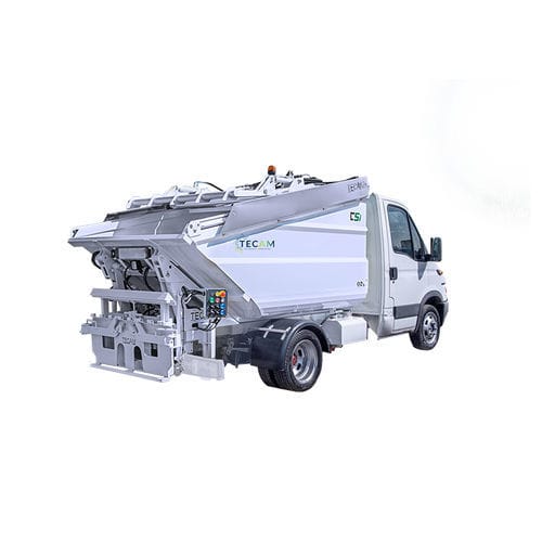 Уплотнитель отходов смешанные отходы - C series - Tecam srl - подвижный / для контейнера для отходов