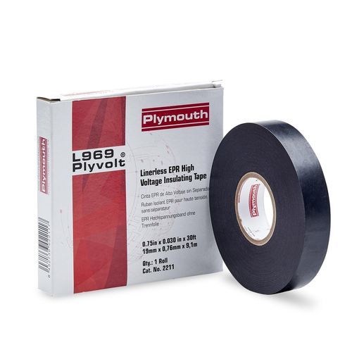 Лента электрической изоляции - L969 Plyvolt - Plymouth Rubber Europa S.A.U. - из каучука / для использования при высоком напряжении