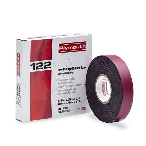 Лента электрической изоляции - 122 - Plymouth Rubber Europa S.A.U. - самоотвердевающая / из каучука / для низковольтного применения