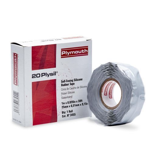 Лента электрической изоляции - 20 Plysil - Plymouth Rubber Europa S.A.U. - самоотвердевающая / из силиконового каучука / для использования при высоком напряжении