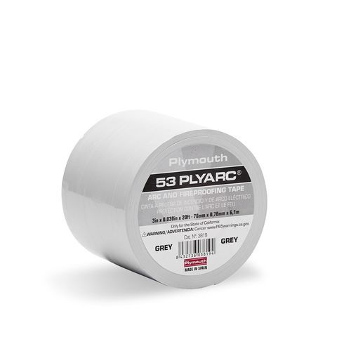 Лента для покрытия - 53 Plyarc - Plymouth Rubber Europa S.A.U. - из каучука / устойчивая к высоким температурам / с огнестойким покрытием