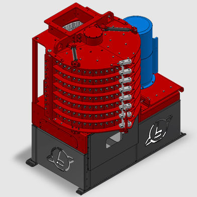 Дробилка для металлов - BANO RECYCLING SRL - с ротором / вертикальная / прочная