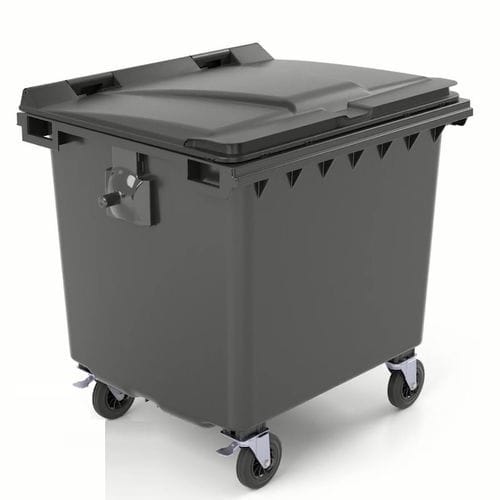 Контейнер для отходов из ПЭНД - C1000 - CONTENUR SL - с задней загрузкой / для городских отходов / для бумаги