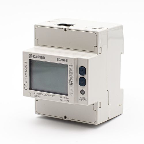 Трехфазовый Электрический счетчик электроэнергии - ECM6-E - Celsa Messgeräte GmbH - на DIN-рейке / Modbus / с дисплеем LCD