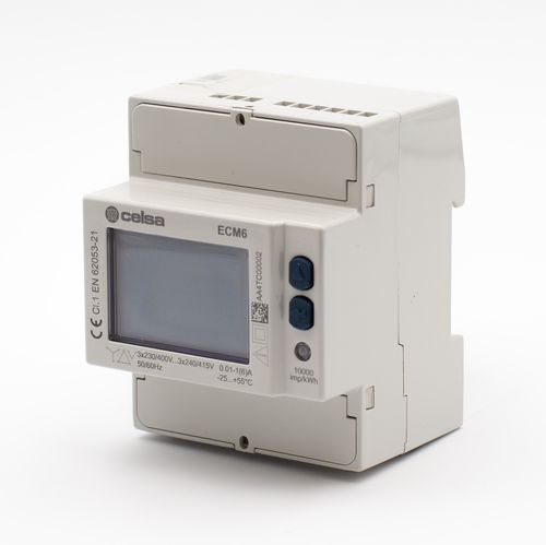 Трехфазовый Электрический счетчик электроэнергии - ECM6 - Celsa Messgeräte GmbH - на DIN-рейке / с дисплеем LCD / с импульсным выходом