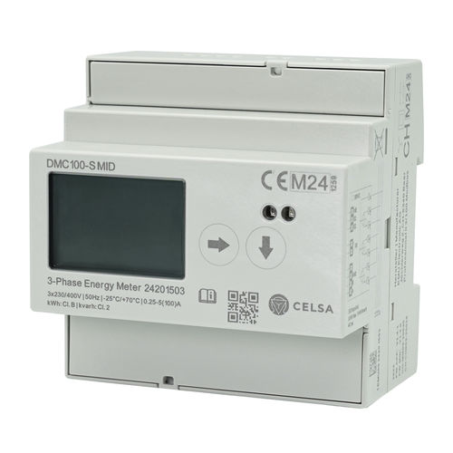 Трехфазовый Электрический счетчик электроэнергии - DMC100-S MID  - Celsa Messgeräte GmbH - на DIN-рейке / RS-485 / Modbus