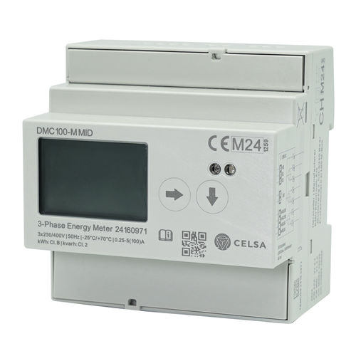 Трехфазовый Электрический счетчик электроэнергии - DMC100-M MID - Celsa Messgeräte GmbH - на DIN-рейке / ModBUS RTU / с импульсным выходом