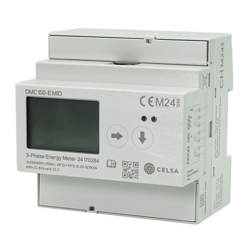 Трехфазовый Электрический счетчик электроэнергии - DMC100-E MID - Celsa Messgeräte GmbH - на DIN-рейке / Modbus / с дисплеем LCD