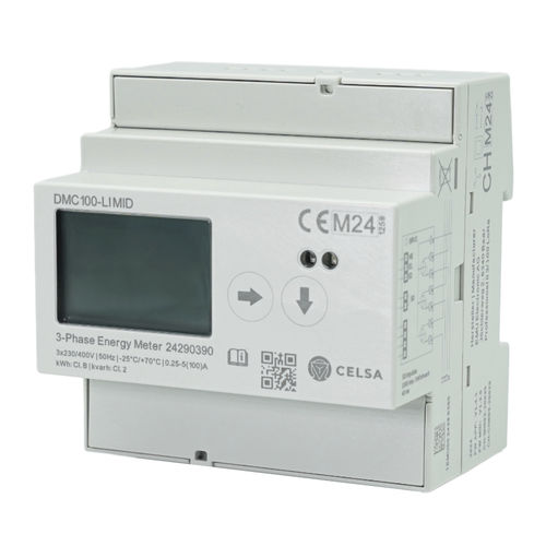 Трехфазовый Электрический счетчик электроэнергии - DMC100-LI MID - Celsa Messgeräte GmbH - на DIN-рейке / с дисплеем LCD / с сертификатом MID