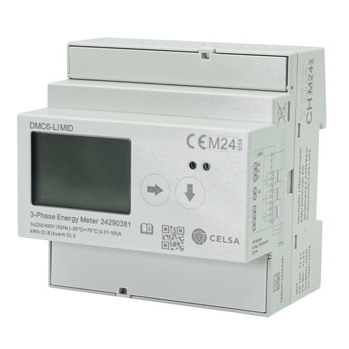 Трехфазовый Электрический счетчик электроэнергии - DMC6-LI MID - Celsa Messgeräte GmbH - на DIN-рейке / с дисплеем LCD / с сертификатом MID