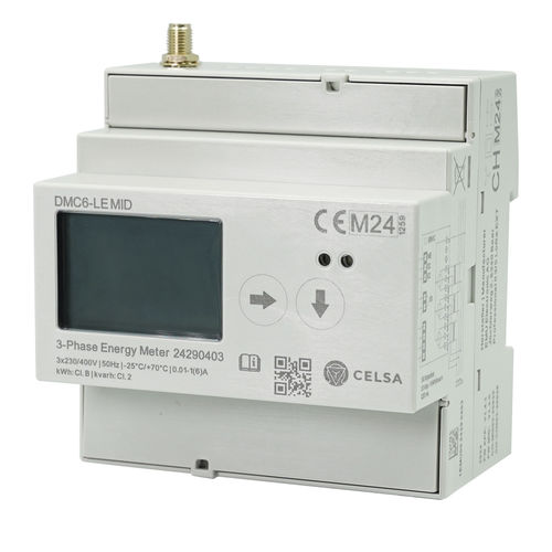 Трехфазовый Электрический счетчик электроэнергии - DMC6-LE MID - Celsa Messgeräte GmbH - на DIN-рейке / с дисплеем LCD / с сертификатом MID