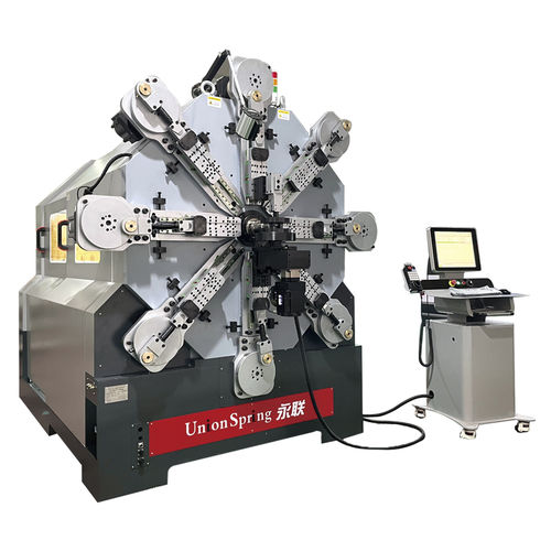 Механизированный гибочный пресс - US-35E-5 - Guangdong UnionSpring Machinery Co., Ltd - для медных прутьев / 13 осей / 16 осей