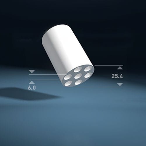 Мембрана для фильтрации - Type 7/6 - 1200 - atech innovations GmbH - из керамики / химически стойкая