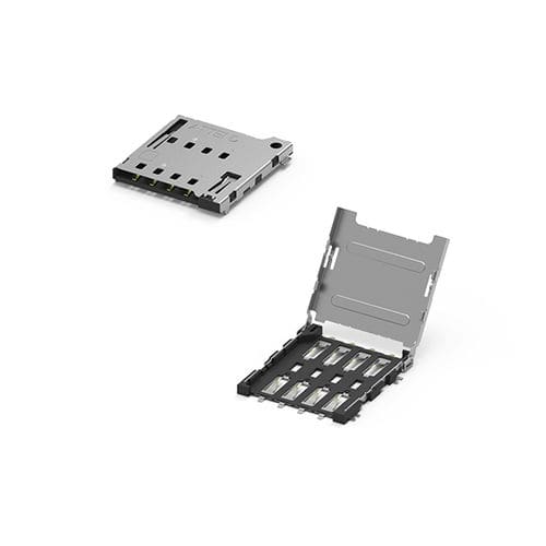 Соединитель микро-SIM - 115 Series - ATTEND Technology Inc. - для передачи данных / Socket / SMT