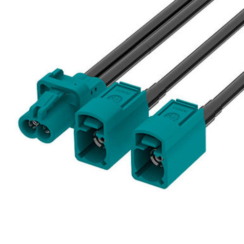 Кабельная сборка mini FAKRA - FR-1J2J-100X02 - ATTEND Technology Inc. - коаксиальный / прямой / дуплексный