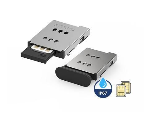 Соединитель две nano SIM - 115U-B110 - ATTEND Technology Inc. - для передачи данных / для источника электропитания / нано-SIM