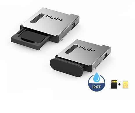 Гибридный соединитель - 115U-B210 - ATTEND Technology Inc. - для передачи данных / карта микро-SD / Socket
