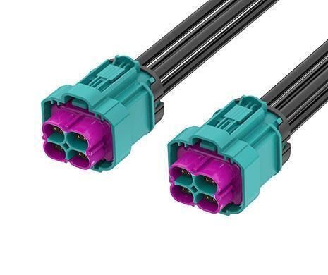 Коаксиальный кабельная сборка - MTP-1J1J-100Z03W - ATTEND Technology Inc. - передачи данных / HS-MTP / прямой