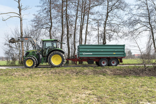 Прицеп для тяжёлой техники - TDK 1500C	 - Farmtech - платформа / для профилей / тандем