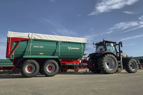 Прицеп ковш - DURUS 1800	 - Farmtech - для стекол / тандем / гидравлический