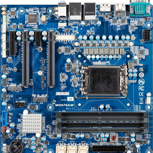 Материнская плата микро-ATX - uATX-Q670A - GIGAIPC - Intel® Celeron® / Intel® Pentium / Intel® Core i5