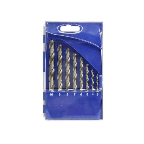 Комплект сверл для дерева - 803040 series - Suqian ARES Tools Co., Ltd. - HSS / с покрытием на кончике / спиральный