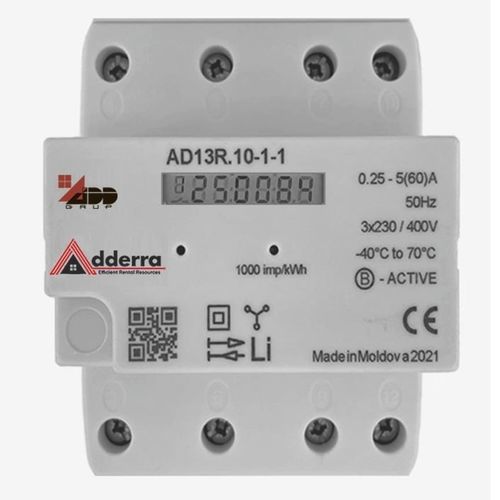 Трехфазовый Электрический счетчик электроэнергии - AD13R.10-1-1 - ADD Grup - на DIN-рейке / с дисплеем LCD / умный
