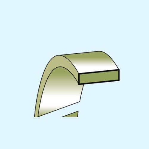 Износное кольцо из бронзы - NG  - ARTIC SEALS - из ПТФЭ