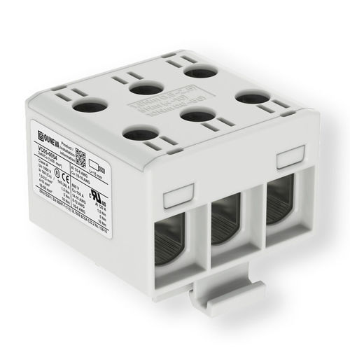 Клеммная колодка мощности - VC05-0054 - ZELEC - на DIN-рейке / с винтовым соединением / изолированная