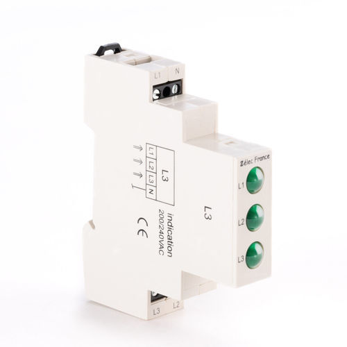 Постоянный световой индикатор - VTM230ACGGG - ZELEC - LED / на DIN-рейке / IEC