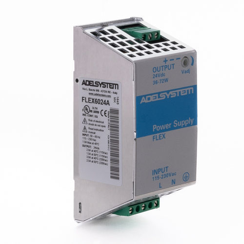 Стабилизированный источник электропитания - FLEX6024A - ZELEC - на DIN-рейке / AC/DC / монофазовый