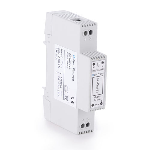 Импульсный источник электропитания - AS1M2415 - ZELEC - на DIN-рейке / AC/DC / стабилизированный