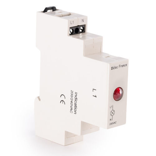 Постоянный световой индикатор - VLM230ACR - ZELEC - LED / на DIN-рейке / IEC
