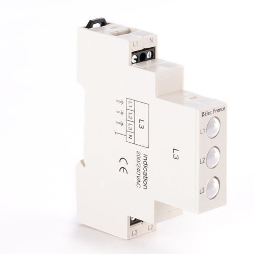 Постоянный световой индикатор - VTM230ACWWW - ZELEC - LED / на DIN-рейке / IEC