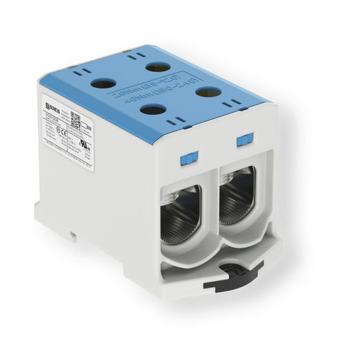 Клеммная колодка мощности - VC05-0038 - ZELEC - на DIN-рейке / с винтовым соединением / изолированная