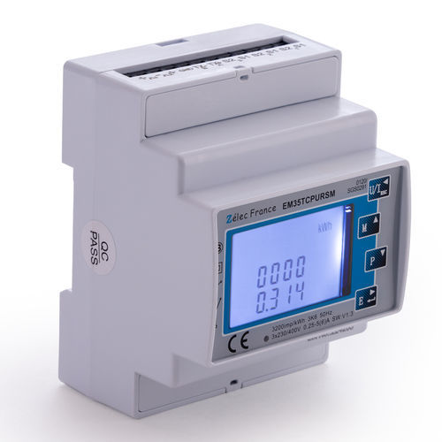 Трехфазовый Электрический счетчик электроэнергии - EM35TCPURSM - ZELEC - монофазовый / на DIN-рейке / 50 Гц
