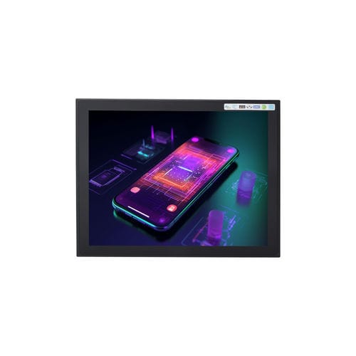 Монитор TFT-LCD - IDP-1700S series - TP-IPC - с проекционно-емкостной технологией / с резистивным сенсорным экраном на 5 проводах / 17"