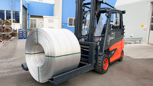 Захватное устройство для погрузки/разгрузки для бочек - T411 - KAUP GmbH & Co.KG - для труб / для вилочного погрузчика / для наматывающего устройства
