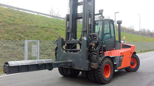 Поворотный кран для вилочного погрузчика - T183 series - KAUP GmbH & Co.KG - 180° / механический / гидравлический